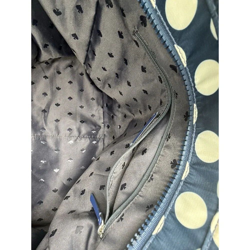 Kate Spade Jae Seaside Dot Large Tote Purse And Cosmetic Bag